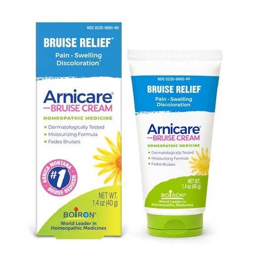 [BRSW22YROV7WACA3] Boiron Arnicare Bruise Cream for Pain Relief from Bruising and Swelling or Discoloration from Injury - 1.4 oz