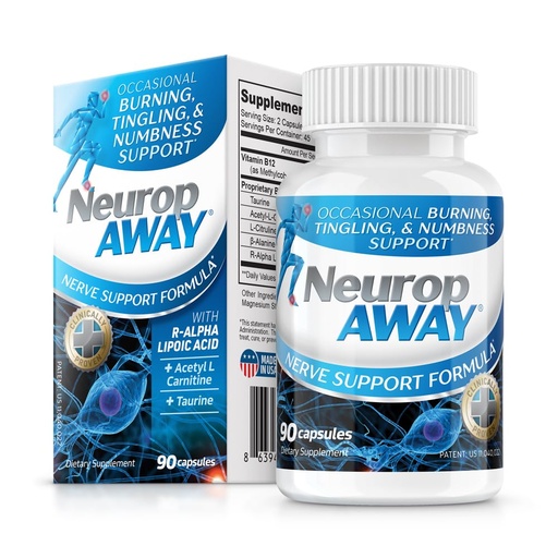 [BRSW2A36PMFQK334] NeuropAWAY Nerve Support Formula 90 Daily Capsules