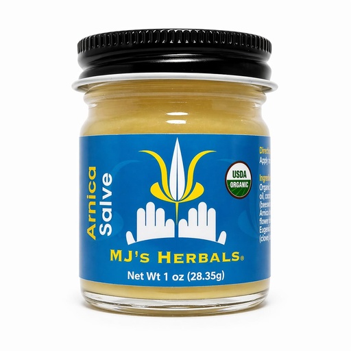 [BRSWIYL5A4BBKFIZ] MJ's Herbals – Herbal Skin Care Ointment & Organic Moisturizing Balm for Everyday Skin Use, Versatile Skin Nourishment & Everyday Care - Arnica Salve 1 oz