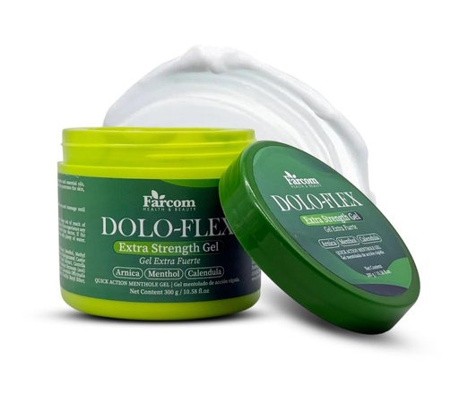 [BRSRAAIOAAAQKFLL] DOLO Flex, Menthol, Calendula and Arnica Gel Extra Strength, Pain Relief, a Cream for Rapid Relief for Chronic Neuropathic Pain. 300g