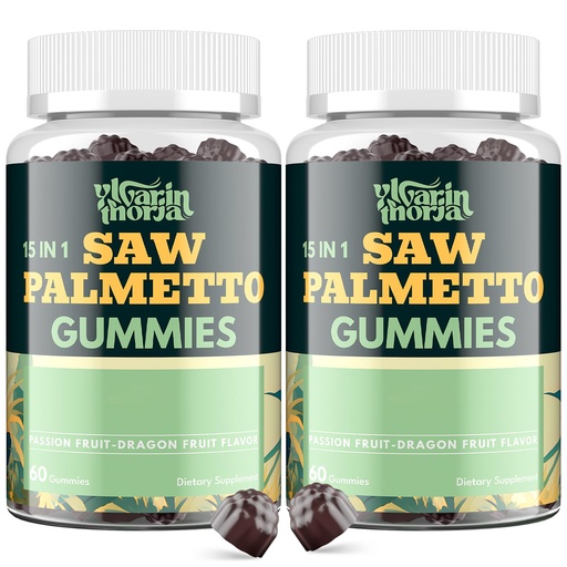 [BRSREZAEDIFAGDQ7] Saw Palmetto Gummies for Men – 600mg Extra Strength DHT Blocker with Biotin | Supports Prostate Health, Healthy Urinary Flow & Hair Growth–Hair Growth Supplements–Biotin Gummies–Pumpkin Seed Oil