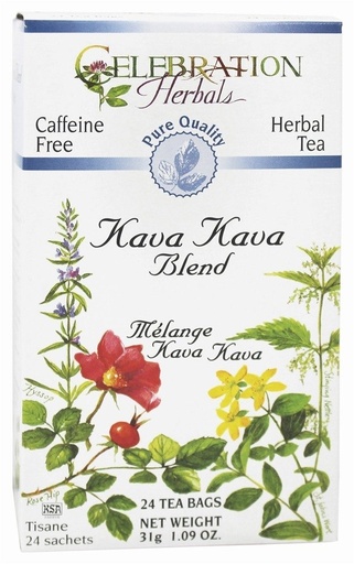 [BRSWKEAEBIAGKFY3] CELEBRATION HERBALS Organic Kava Kava Tea, 24 CT