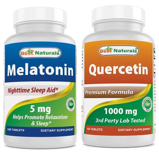 [BRSRMBDRDN7B4HIU] Melatonin 5 mg & Quercetin 1000 mg