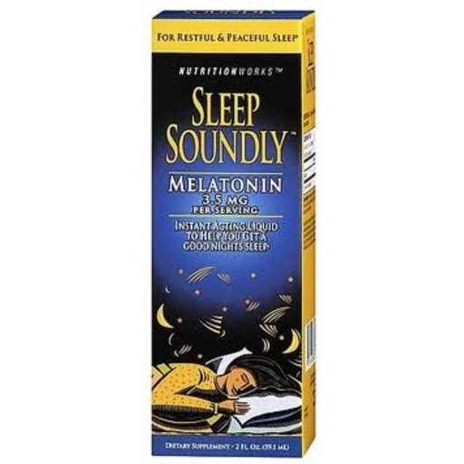 [BRSWIYA7CMGBC3TA] Sleep Soundly Melatonin, 2-Ounce Bottles (Pack of 3)
