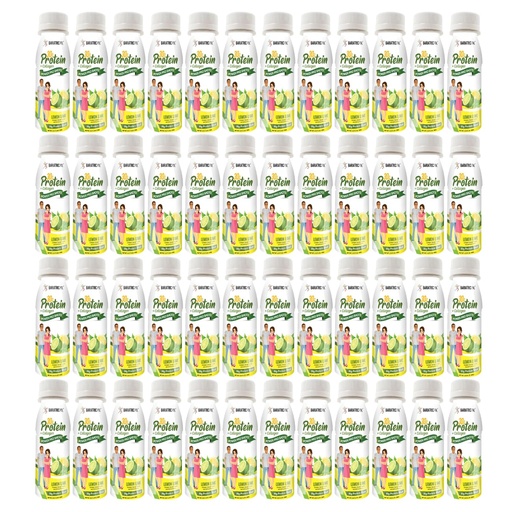 [BRSROGL4OQFGGHT2] BariatricPal 30g Whey Protein & Collagen Sugar-Free Power Pro Shots - Lemon Lime (48 Bottles)