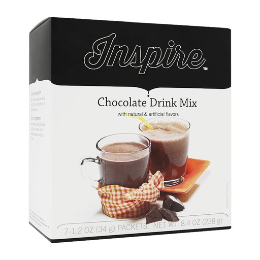 [BRSROAAZCUCR4CYY] Inspire 18g Protein Hot or Cold Drink Mix by Bariatric Eating - Chocolate (1-Pack)