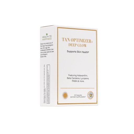 [BRSRGYA5CMIAA3TV] Tan Optimizer Deep Glow – Beauty-from-Within Skin Supplement with Astaxanthin, Beta-Carotene & Antioxidants – 30 Capsules