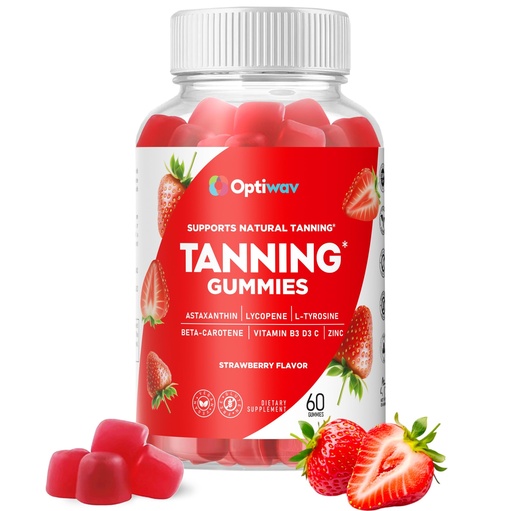 [BRSRGCQPDIFA23TZ] Tanning Gummies for Women - Self Tan Supplement That Work Fast Without Sun - Daily Chews with Beta Carotene Astaxanthin Lycopene Vitamins for Skin Health Glow Up Sunless Tan - Vegan Sugar Free