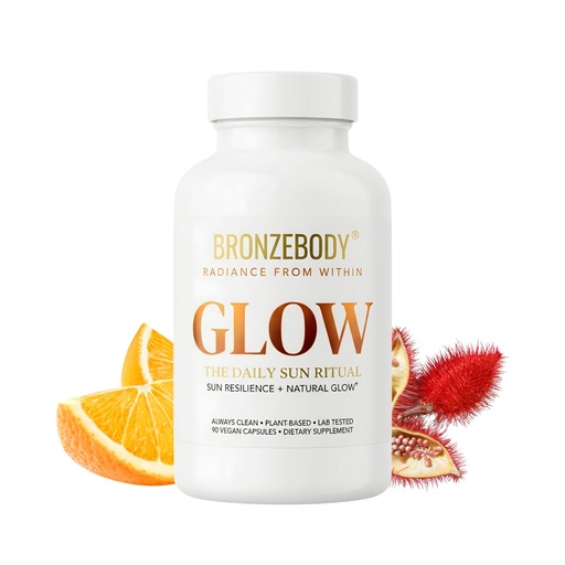 [BRSRGATQC4FWC2Y3] Bronzebody® Daily Photonutrition 1 Month Supply – Sun Resilience + Natural Glow with Beta Carotene, Lycopene, Astaxanthin, Urucum, Vitamin C for Hydration & Antioxidant Support – 90 Vegan Capsules