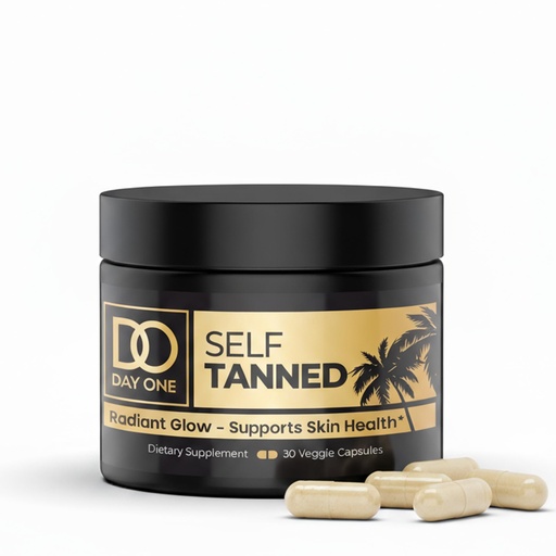 [BRSREGT7O4HQO23A] Self Tanned - Smart & Safe Tanning Pill Supplement for Women and Men | Natural Astaxanthin, L-Tyrosine, Beta-Carotene & Vitamin D | Radiant Glow – Supports Skin Health | 30 Veggie Capsules