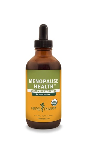 [BRSWIY37AJ7RYGDM] Herb Pharm Menopause Health: Women’s Supplement, Vitex Chaste Tree Berry & Black Cohosh Tincture for Women, Supports the Reproductive System, Vegan, Gluten-Free, Herbal Female Health Supplement, 4 Oz