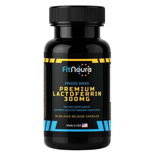 [BRSREAIZOIFRUYL3] Enteric Coated Lactoferrin Supplement - Delayed Release Capsules | Grass Fed Bovine Lactoferrin | Immune Support, Boosts Immunity, Gut Health, Digestive Support | Low Lactose