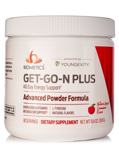 [BRSWKZA2OQGBGYAZ] Biometics Get Go N Plus All Day Energy Natural Energy Boost 300g can - 4 Pack