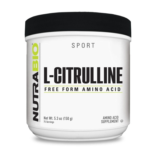 [BRSWIYL2OB7GG2TI] NutraBio L-Citrulline, Free Form Amino Acid, 5.3 oz (150 g)