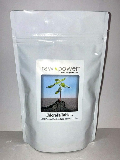 [BRSRMYI6CQJWMH3P] Raw Power Chlorella Tablets (1250 Count, 312.5g, Cold Pressed) Organics