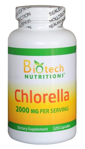 [BRSWKYQ5CYHGEE3C] Chlorella 2000mg Vegetable Capsules, 120 Count