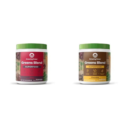 [BRSROAINAUFRY2TH] Amazing Grass Greens Blend Superfood & Greens Blend Superfood: Super Greens Smoothie Mix