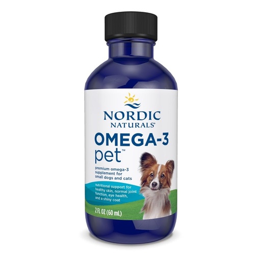 [BRSWI2QGDIEA4DDI] Nordic Naturals Omega-3 Pet, Unflavored - 2 oz - 294 mg Omega-3 Per One mL - Fish Oil for Small Dogs & Cats with EPA & DHA - Promotes Heart, Skin, Coat, & Immune Health