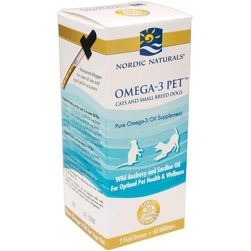 [BRSWI2QGDMOWOHLG] Nordic Naturals - Omega-3 Pet (Cats and Small Breed Dogs) - 2oz (2 Pack)