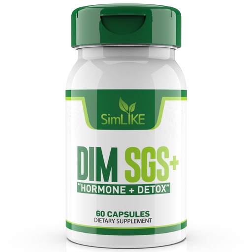 [BRSRABQOOUHB4GY2] Simlike Nutraceuticals - DIM, Hormone + Detox (60 Capsules)