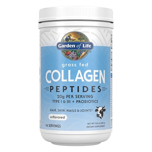 [BRSWGGL5DIGQE3LZ] Garden of Life Grass Fed Collagen Peptides Powder,9.87 oz/280 grams
