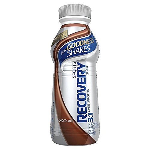 [BRSWGZYKCBYBE3TP] For Goodness Shakes Recovery Chocolate Protein Drink - 475ml (16.06fl oz)