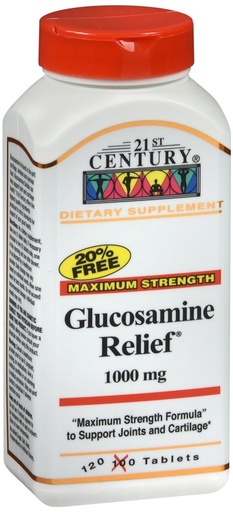[BRSWIYT6CMMBM2YZ] 21st Century Glucosamine Relief® 1000mg Tablets, 120 Count