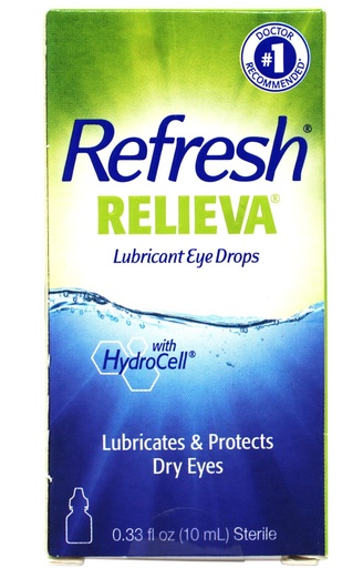 [BRSWGBI7CUMBEYA3] Refresh Relieva Lubricant Eye Drops, Lubricates & Protects Dry Eyes, 0.33 FL OZ