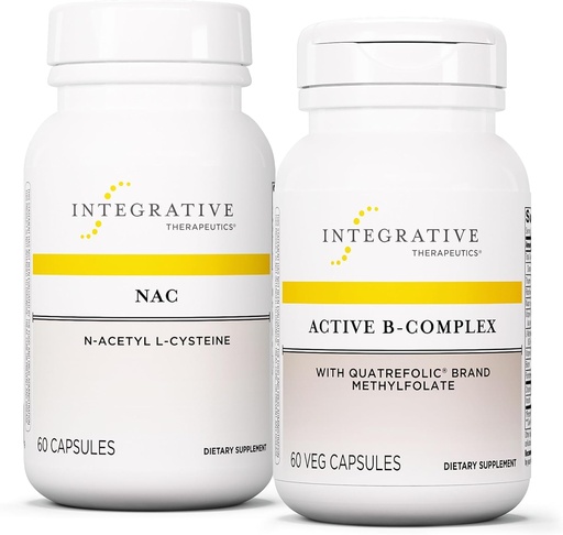 [BRSROCY3PIGREDL4] Integrative Therapeutics Bundle with Active B-Complex, 60 Capsules & NAC, 60 Capsules - Active B-Complex to Support Energy Metabolism* - NAC to Support Healthy Respiratory & Lung Function*