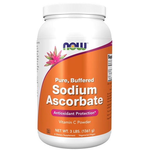 [BRSWIYQEAQDAY2DI] NOW Foods Supplements, Sodium Ascorbate Powder, Buffered, Antioxidant Protection*, 3-Pound