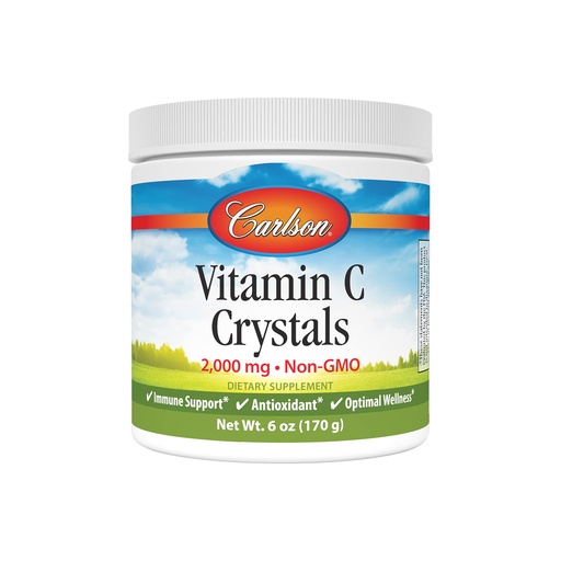 [BRSWIH3QAF4GKFTA] Carlson Labs Non GMO Vitamin C Crystals, 6 Ounce