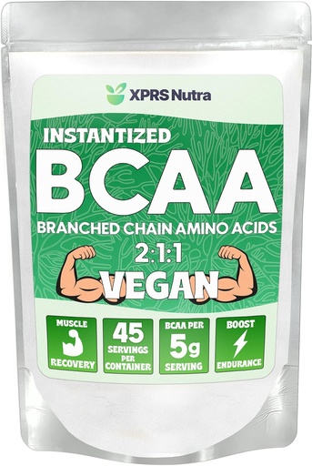 [BRSROYYPOIGWAHQV] XPRS Nutra BCAA Powder - Amino Acids Supplement for Men - Unflavored BCAA Workout Supplements - Gym Supplements for Men - Amino Acids Supplement for Women for Gym Post Workout Recovery (8 Ounce)