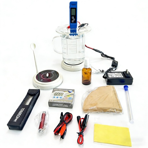 [BRSREZ33CQAWMDI6] Colloidal Silver Generator Kit with Magnetic Stirrer Accelerator,Pure Silver Wire 99.99%,9999 Pure(12V)