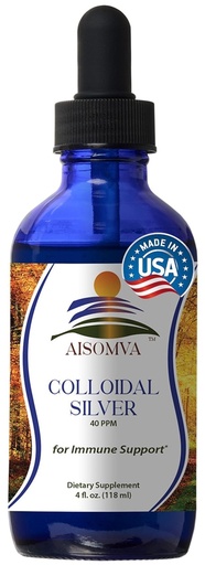 [BRSRAAYEO5YWEDLU] Colloidal Silver Liquid with Dropper – Mild Silver Protein 40ppm | High Absorption, Pure & Clean Formula | Made in USA, GMP Compliant (4 Fl Oz)