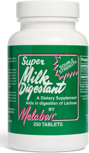 [BRSWIYQZBQPBMFTC] Malabar Super Milk Digestant - 250 compresse