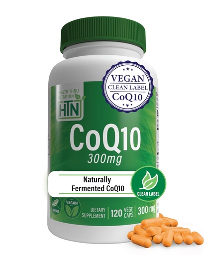 [BRSREYADBEOQAFL4] Health Thru Nutrition CoQ-10 300mg - 120 Capsules | High-Potency Ubiquinone Coenzyme Q10 | Supports Cellular Energy & Antioxidant Protection | Non-GMO, Soy-Free, Vegan, Gluten-Free