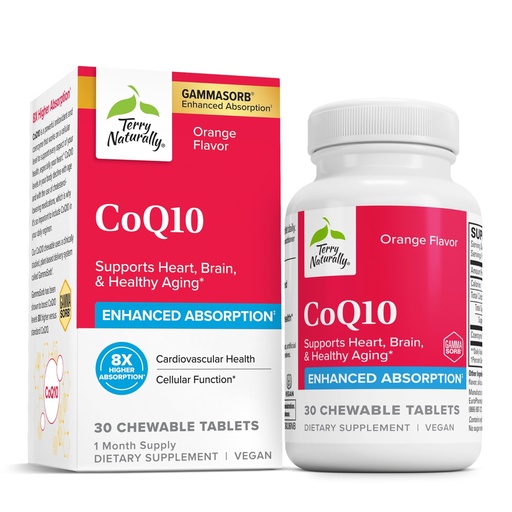 [BRSWYZI7OYFQKF3X] Terry Naturally EuroPharma CoQ10 30 Chewable