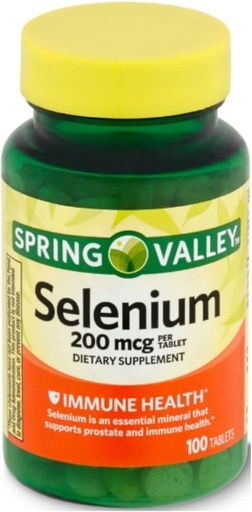 [BRSRAHYNA57B4DLV] Selenium 200 mcg, 100 Count + VSL Sticker.