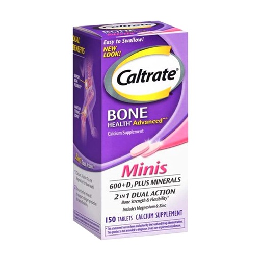 [BRSWYHY6B4GQ2YI7] Caltrate Minis Plus Minerals - 150 Mini Tablets