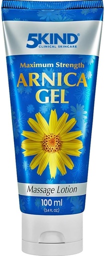 [BRSRAGDYBBYBYA3H] 5kind Maximum Strength Arnica Bruise Gel 3.4 Fl Oz - Arnica Gel for Bruising and Swelling - Arnica Montana Gel with High Concentration Extract - Non-Greasy Formula