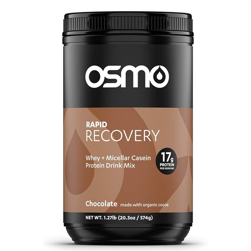[BRSWYHDQDJ6BQCA3] Osmo Rapid Recovery - Whey & Micellar Casein Protein Powder Blend with Carbohydrates & Caffeine, All Natural Ingredients, Enables Muscle Repair & Boosts Glycogen Restoration - Chocolate, 14 Servings