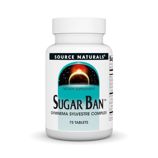 [BRSWIYTYO4HR6HLA] Source Naturals Sugar Ban Gymnema Sylvestre Complex, 75 Tablets