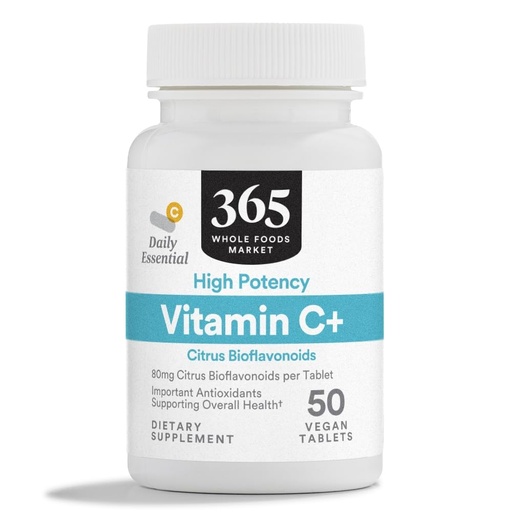 [BRSWGZQBOUNWEHL4] 365 by Whole Foods Market, Vitamin C Complex High Potency, 50 Tablets