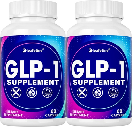 [BRSRAAANAUDQMDLG] GLP-1 Supplement, with Naturally GLP1 Supplement Probiotic for Women & Men, Hops & Green Tea Extract, GLP 1 Supplements for Gut, Energy, GLP-1 & Overall Health - 120 Capsules