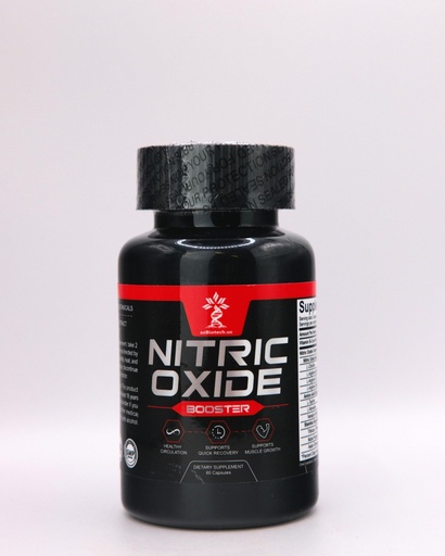 [BRSREGADDF5AA3DH] Nitric Oxide Booster – Nitric Oxide Complex 1.5g with Vitamin B3 (Niacin) 10mg NE – 60 Capsules – Support for Workout, Circulation & Endurance