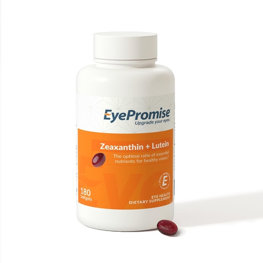 [BRSROZD3DMMBGH3H] EyePromise Zeaxanthin Plus Lutein Eye Health Supplements - 180 Softgels, 90-Day Supply - Eye Vitamins with Lutein and Zeaxanthin to Enhance and Support Healthy Vision