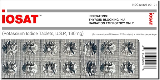 [BRSWGZANCQCQMCDZ] IOSAT Potassium Iodide 14 Tablets