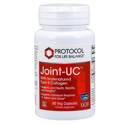 [BRSWIZQNBYPAYF36] PROTOCOL FOR LIFE BALANCE Joint-UC with Undenatured Type II Collagen- Calcium & 70+ Trace Minerals - Immune Support Supplement - Non-GMO & Dairy Free - 60 Veg Caps