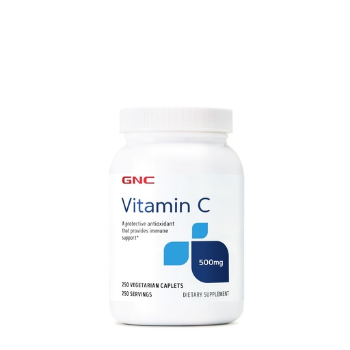 [BRSWYZT4CEDRQ3Q4] GNC Vitamin C 500mg, Provides Immune Support, 250 Caplets