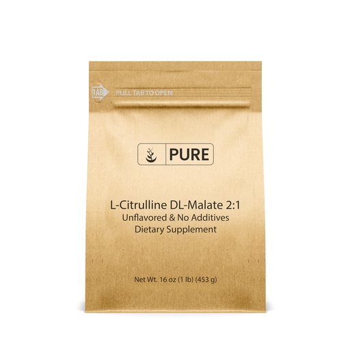 [BRSWGAD2A4IWECDB] Pure Original Ingredients L-Citrulline DL-Malate Supplement Powder, Vegetarian, Lab-Verified